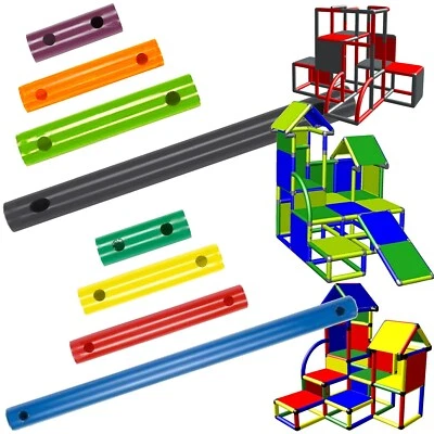 Move and stic Rohr 15, 25, 35, 75 cm +Rohrbogen MAS Kletterturm Spielgerüst