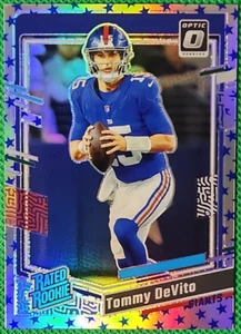 Holograma óptico Tommy Devito 2023 clasificación novato estrellas azules Prizm SSP - Imagen 1 de 2