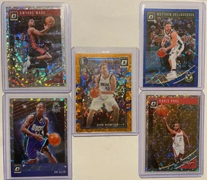 2017&18 Donruss Optic Prizms HOF LEGENDS LOT! Dirk /193, Wade, Ray, Paul, Delly - Picture 1 of 12