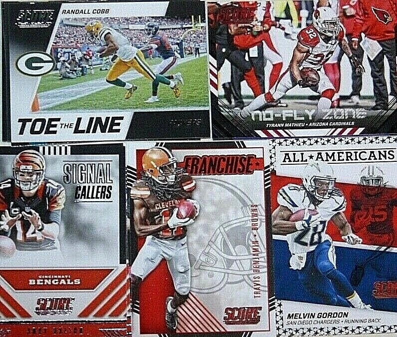 2016 Score Football "BLACK" Inserts - Pick From Drop Menu !    - Image 1 of 1