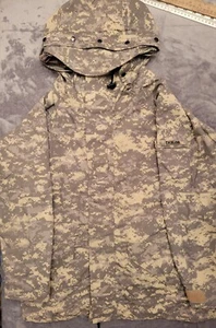 Tru Spec H20 Parka Jacket ECWCS ECW Medium Cold Weather Gen 1 Digital Camo Nylon - Picture 1 of 17