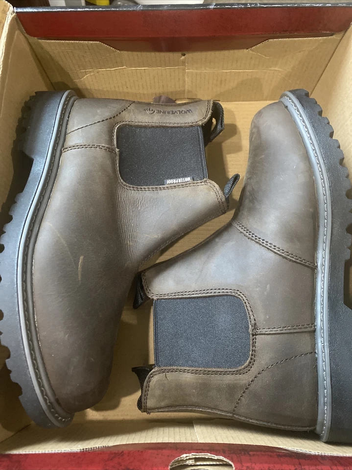 Women's Wolverine Romed Soft Toe Floorhand Boots Dark Coffee 8.5M