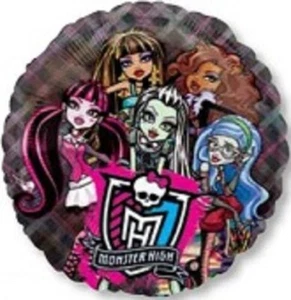 One 26" Monster High See Through Mylar shape balloon - Picture 1 of 1