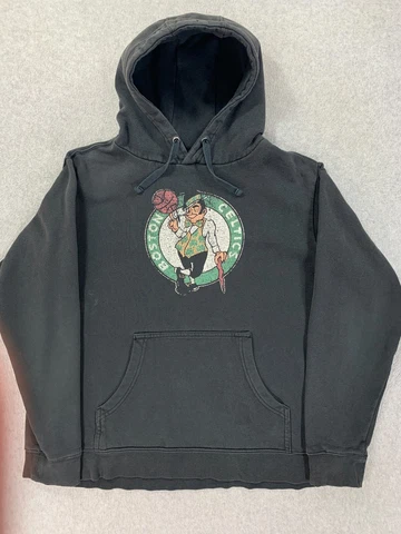 Boston Celtics Hoodie Sweatshirt (Men's Medium) Black Cover