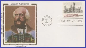 USA5 #1838 U/A COLORANO SILK FDC   American Architecture Smithsonian - Picture 1 of 1