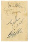 THE BEATLES FULL SET SIGNED AUTOGRAPHED LENNON MCCARTNEY STARR HARRISON (3) COAs