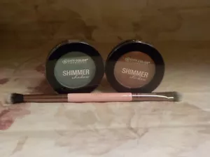 Color City Shimmer Shadow Eyeshadow Cheers To Life~Beach Cottage w/Luxie Brush - Picture 1 of 4