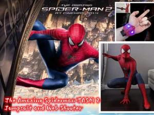 Amazing Spiderman Mono y Tirador Web TASM 2 Cosplay Accesorios Disfraz Adulto Niños - Imagen 1 de 15