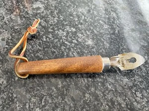 De colección Bonny EE. UU. Abridor de Botellas Popper Mango de Madera 6" Utensilio de Cocina  - Imagen 1 de 6