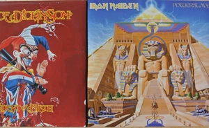 BRUCE DICKINSON Accident Of Birth 2-LP Ltd Red Yellow Vinyl + IRON MAIDEN Powers - Picture 1 of 4
