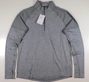 NIKE DRI FIT ELEMENT RUNNING HALF ZIP LONG SLEEVE TOP AH8973-084 MEN S M L XL - Picture 1 of 15