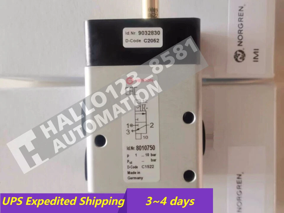 NEW 8010750 Solenoid Valve UPS Shipping - Image 1 of 1