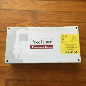 Price Pfister Chrome Single Handle 4" Bathroom Faucet Pop Up Lavatory Modern $99 - Picture 1 of 4