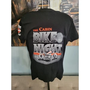 Harley Bike Night At The Cabin 2017 Freehold NJ Harley-Davidson Women's Tee XL - Picture 1 of 5