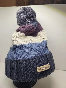 Columbia Beanie Bommel blau/lila - Bild 1 von 7