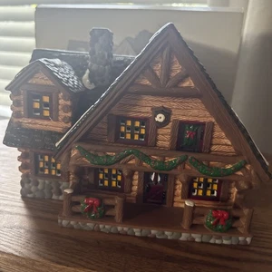Dept 56 Original Snow Village Collection "HUNTING LODGE" Lighted - Picture 1 of 11