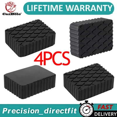 4x Almohadilla espaciadora de bloque de elevación automática de goma maciza de alta resistencia para elevadores de automóviles nueva Foto 1 de 4