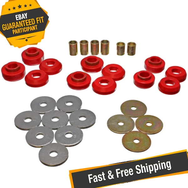 Energy Suspension 3.4129R Body Mount Set for 1975-1979 Chevrolet Nova - Изображение 1 из 4