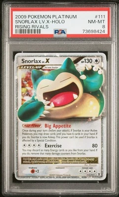 2009 Pokemon Platinum Rising Rivals Snorlax Lv. X Holo Foil Rare 111/111 - Image 1 of 2