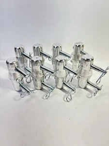 8-conical 1-3/8 Dia Standard Stage Light Truss Connectors With Pins F-31 - F-45 - Picture 1 of 5