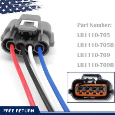 CONECTOR ENCHUFE ARNÉS COLETA ALTERNADOR COMPATIBLE CON NISSAN MURANO V6 2003-2007 3,5 L Foto 1 de 4