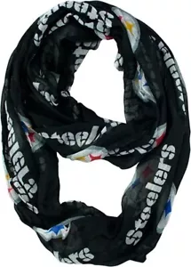 NFL Pittsburgh Steelers Sheer Infinity Scarf - Picture 1 of 1