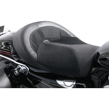 Asiento de aire Danny Gray BigIST Solo cuero Harley XL 883 1200 2004-2018 FA-DGE-0284 Foto 1 de 1
