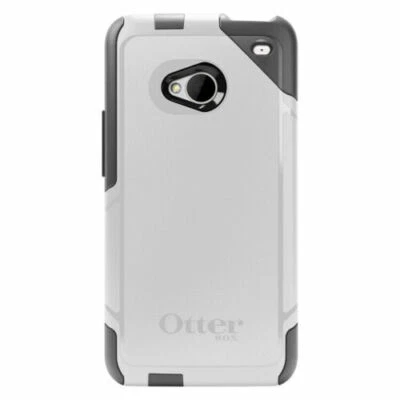 Genuine OtterBox Commuter Series Protective Case ~ White ~ For HTC One - Image 1 of 4