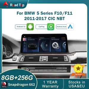 12,3 Zoll/10,25 Zoll Android 13 Bildschirm Carplay für BMW 5er F10 F11 2013-2017 CIC/NBT - Bild 1 von 11