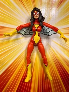 ๐ฅ ToyBiz Marvel Legends SPIDER-WOMAN JESSICA DREW Modok BAF 6" 1:12 Adult Owned - Picture 1 of 2