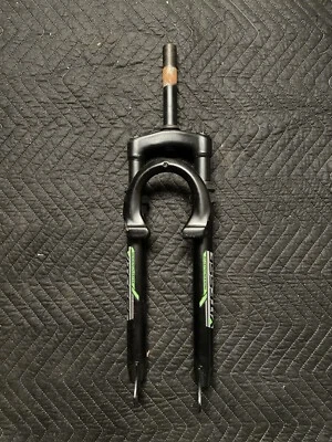 Horquilla de bicicleta Vitesse 1" x 5 3/4" roscada 29" suspensión (negro y verde) Foto 1 de 4