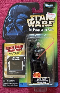 1997 Star Wars POTF Darth Vader - Removable Helmet & Hand Freeze Frame Slide MOC - Bild 1 von 9