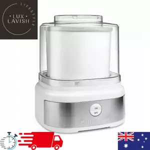 Cuisinart Ice Cream Maker Electric Quick Cooling Freezing Churning Sorbet Dairy - Picture 1 of 5