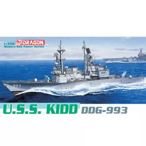 Dragon 1014 1/350 U.S.S. Kid DDG-993 Assemble Plastic Models - Picture 1 of 12
