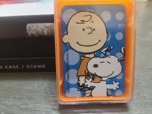 Peanuts Mini Playing Cards In Plastic Case Still Wrapped In Original Plastic... - Picture 1 of 2