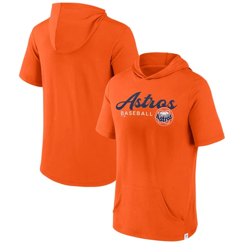 Men's Fanatics Branded Orange Houston Astros Offensive Strategy Short Sleeve Cover
