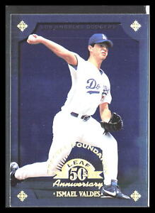 Ismael Valdes 1998 Leaf #120    Fractal Foundations Los Angeles Dodgers