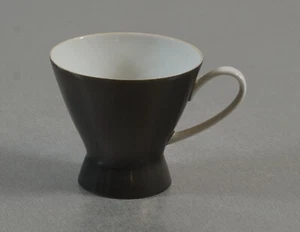 Rosenthal Secunda Form 2000 Porzellan Kaffeetasse Tasse Grau Vintage - Picture 1 of 3