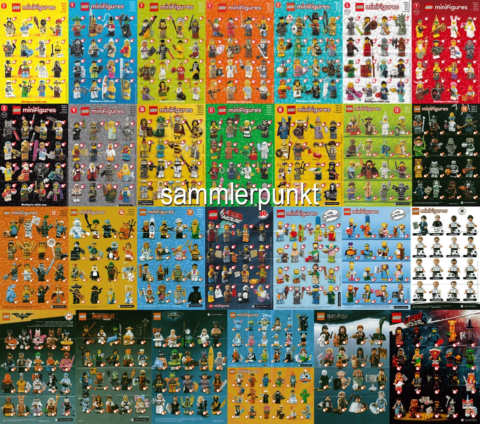 1 LEGO® MINIFIGUREN KOMPLETTSATZ IN DER ORIGINALVERPACKUNG Ihrer Wahl - Bild 1 von 1
