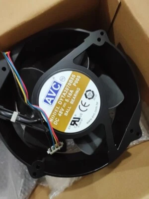AVC DYTA2070B8S 20070 48V 5.16A 20CM 4pin Metal Dual Ball Cooling Fan - Image 1 of 2