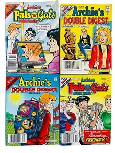 Lot of 4 From The Archie Digest Library Pals 'n' Gals, Double Digest Good - Picture 1 of 1