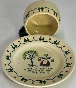 Vintage Homestead Provincial by Metlox Poppytrail Vernon Teacup & Saucer USA - Picture 1 of 8