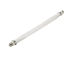 8in F-F Flat Coaxial Cable White - Picture 1 of 1