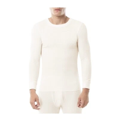Capa Base Waffle FRUIT OF THE LOOM L/G Térmica Crew Top Hombre • Natural Foto 1 de 4