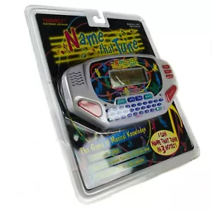 Tiger Name-That-Tune Handheld LCD Toy Portable Song Video Game White Vintage - Picture 1 of 7