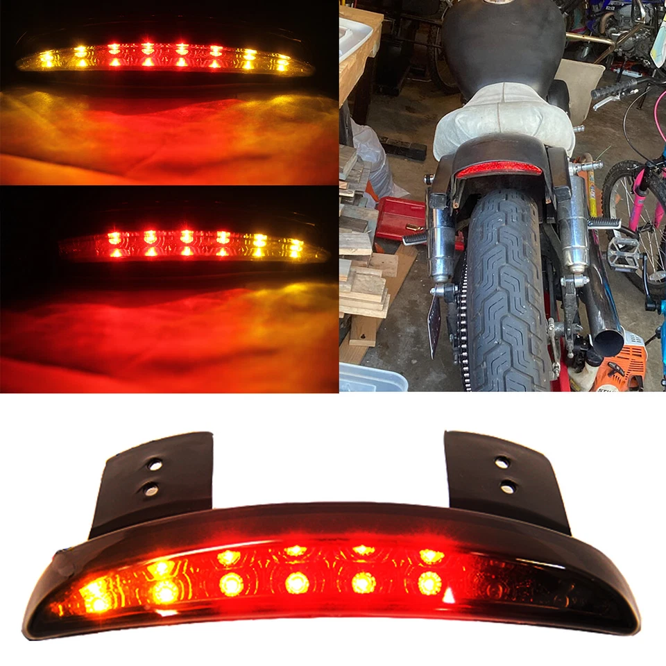 Para Suzuki Marauder GZ 250 800 LED Guardabarros Trasero Borde Parada Señal de Giro Luz Humo Foto 1 de 4