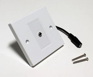 3,5 mm Audio Buchse Multi Media Modular Faceplate Projektor/TV/Büro/Heim/Audio - Bild 1 von 1