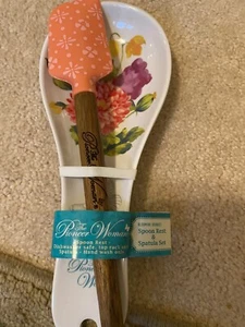 Pioneer Women spoon rest and spetula set - Picture 1 of 3