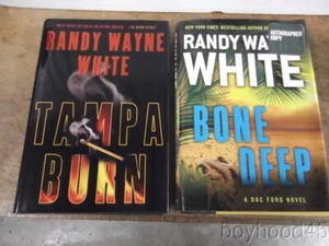 2 MODERN FIRST EDITION NOVELS BY RANDY WAYNE WHITE-SIGNED BY THE AUTHOR (Lot 2) - Picture 1 of 15