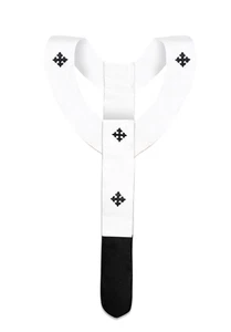 White John Paul II Pallium with Black western cross - Picture 1 of 1